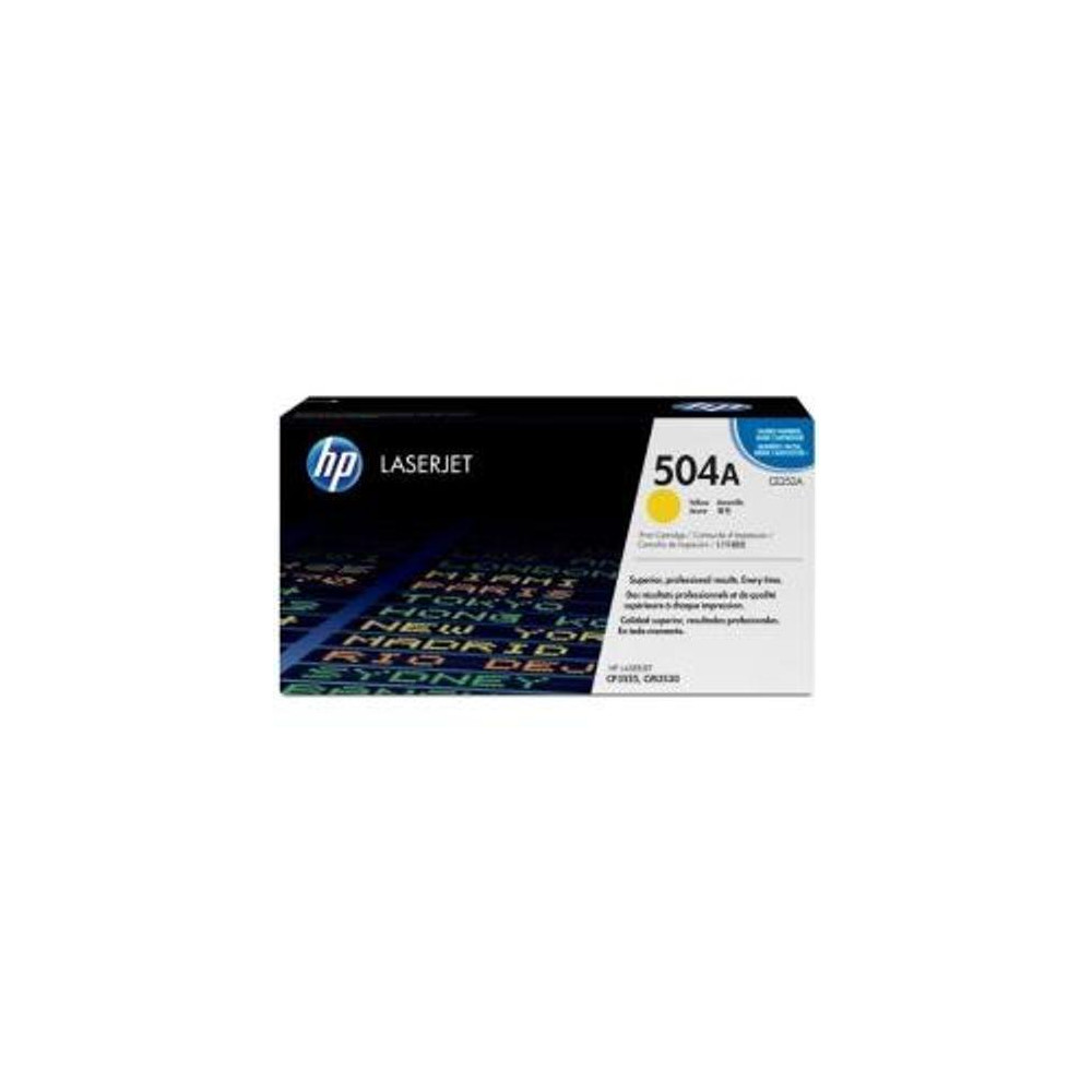 ORIGINAL HP toner giallo CE252A 504A ~7000 Seiten