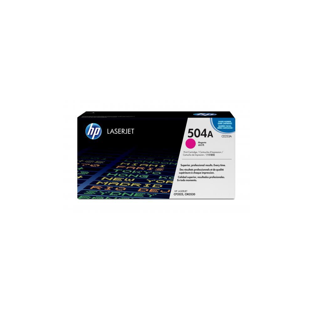 ORIGINAL HP toner magenta CE253A 504A ~7000 Seiten