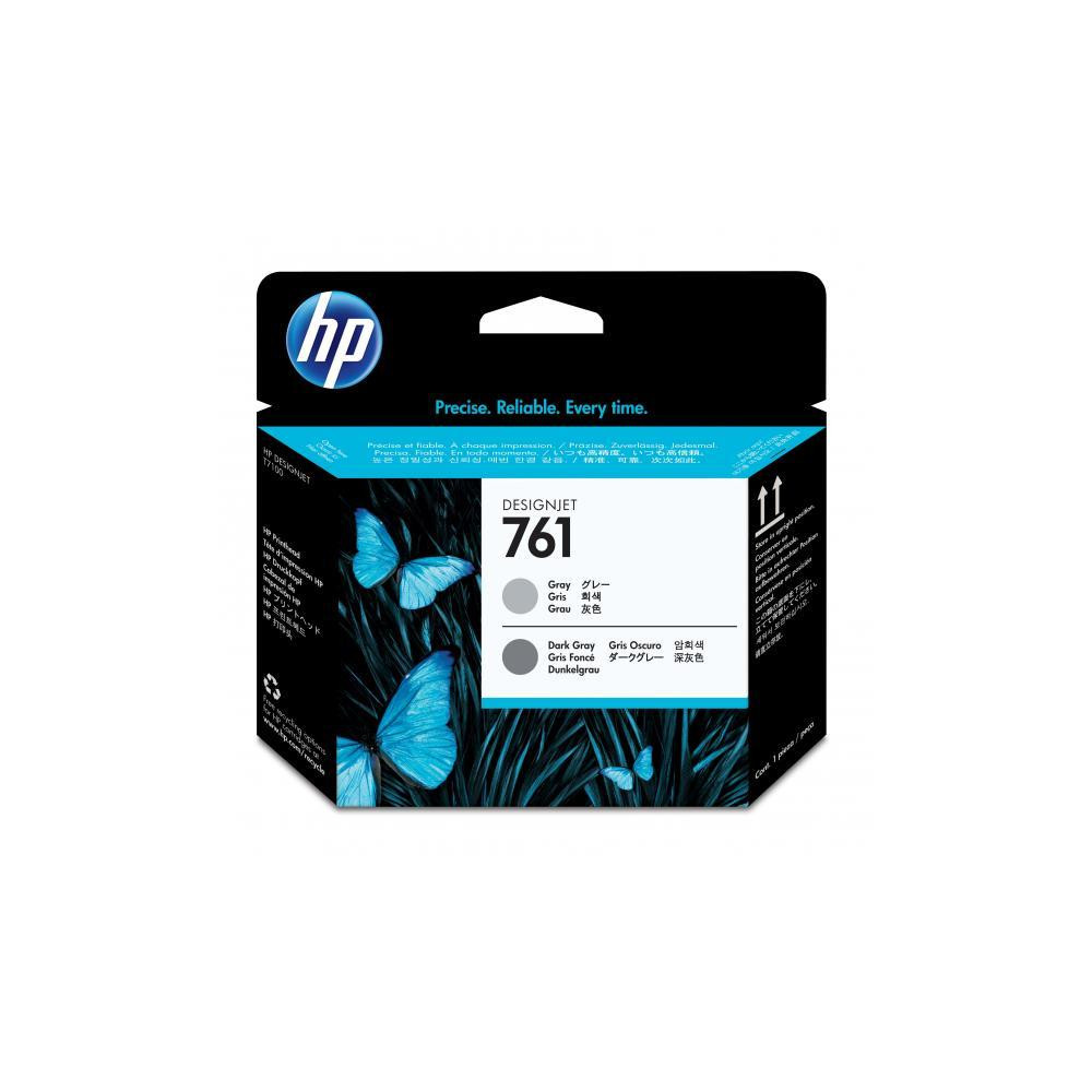 ORIGINAL HP Testina per stampa Grigio / Grigio (scuro) CH647A 761