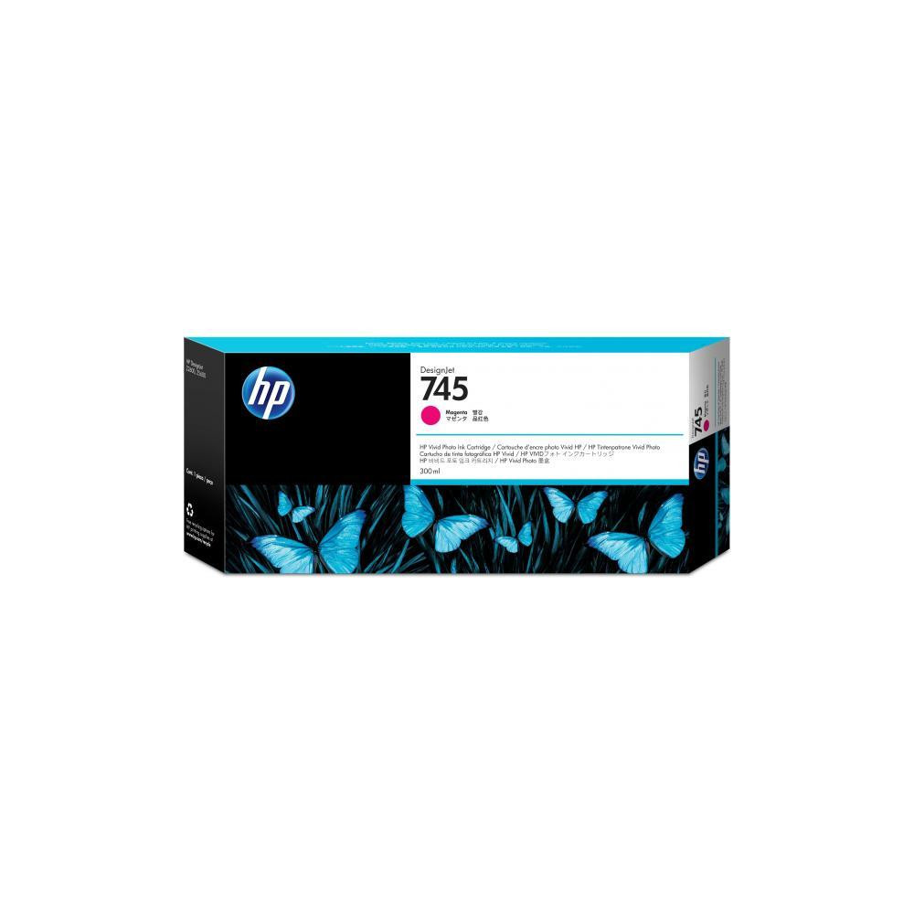 ORIGINAL HP Cartuccia d'inchiostro magenta F9K01A 745 300ml