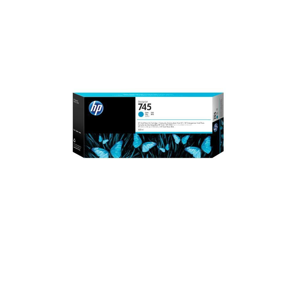 ORIGINAL HP Cartuccia d'inchiostro ciano F9K03A 745 300ml