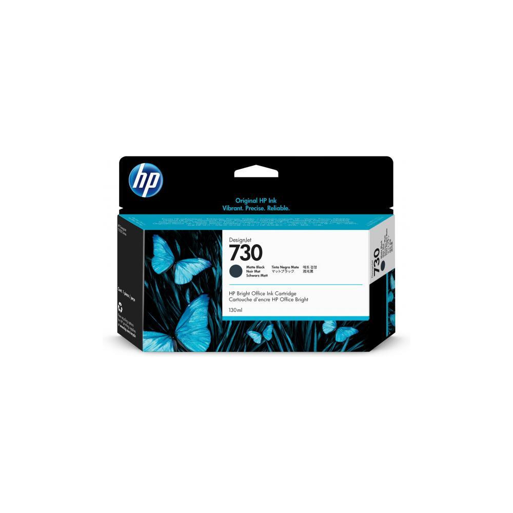 ORIGINAL HP Cartuccia d'inchiostro Nero (opaco) P2V65A 730 130ml