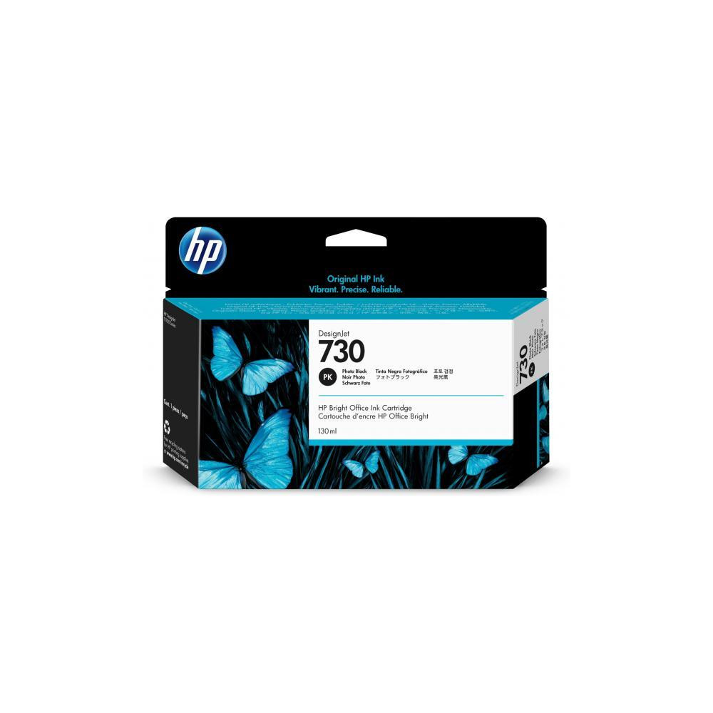ORIGINAL HP Cartuccia d'inchiostro Nero (Foto) P2V67A 730 130ml