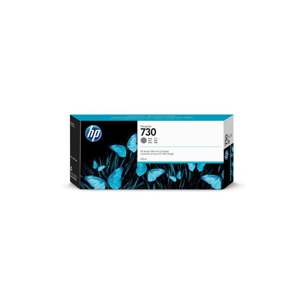 ORIGINAL HP Cartuccia d'inchiostro Grigio P2V72A 730 300ml