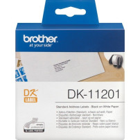 Brother DK-11201 nastro per etichettatrice Nero su bianco, Nastro di scrittura