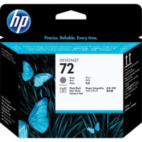 HP Testina di stampa grigio e nero fotografico 72