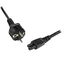 StarTech.com Cavo di alimentazione per PC o laptop Schuko a C5 - Cavo di Rete Schuko CEE7 a connettore a trifoglio C5 - 2m - 2 m