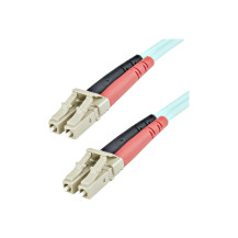 StarTech.com 1m OM3 LC patch cord, Multimode fiber optic cable, LC to LC - Patch-Kabel - LC Multi-Mode (M)
