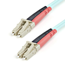 StarTech.com 1m OM3 LC patch cord, Multimode fiber optic cable, LC to LC - Patch-Kabel - LC Multi-Mode (M)