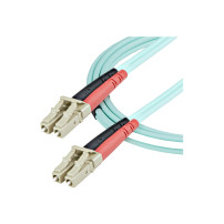 StarTech.com 1m OM3 LC patch cord, Multimode fiber optic cable, LC to LC - Patch-Kabel - LC Multi-Mode (M)