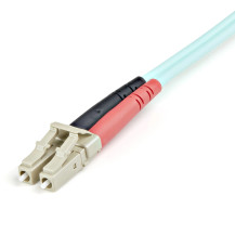 StarTech.com 1m OM3 LC patch cord, Multimode fiber optic cable, LC to LC - Patch-Kabel - LC Multi-Mode (M)