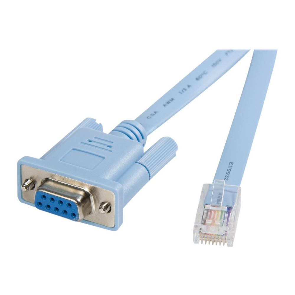 StarTech.com Cavo di gestione della console per router Cisco da 1,8 m RJ45 a DB9 - St/Bu - Cavo seriale - RJ-45 (M)