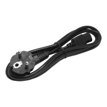 StarTech.com 2 m cavo elettrico per computer, 18AWG, EU Schuko a C13, 10A 250V, Nero, cavo di sostituzione rete AC, cavo elettri