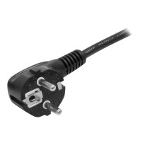 StarTech.com 2 m cavo elettrico per computer, 18AWG, EU Schuko a C13, 10A 250V, Nero, cavo di sostituzione rete AC, cavo elettri