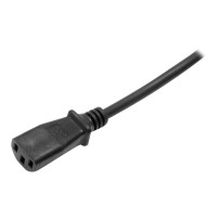 StarTech.com 2 m cavo elettrico per computer, 18AWG, EU Schuko a C13, 10A 250V, Nero, cavo di sostituzione rete AC, cavo elettri
