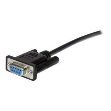 StarTech.com Cavo seriale diretto RS232 DB9 nero 2m - M/F - Nero - 2 m - DB-9 - DB-9 - Maschio - Femmina
