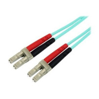 StarTech.com Cavo patch duplex LSZH fibra multimod. 50/125 2 m 10 Gb Aqua LC-LC - 2 m - OM3 - LC - LC - Maschio/Maschio - Turche