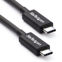 StarTech.com Cavo Thunderbolt 3 USB-C (20Gbps) da 2 m - Compatibile con Thunderbolt - USB e DisplayPort - M/M - Maschio - Maschi