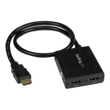 StarTech.com Sdoppiatore Splitter HDMI 4k 30hz 1x2 da 1 a 2 porte Alimentato con Adattatore o USB - HDMI - 2x HDMI - 3840 x 2160