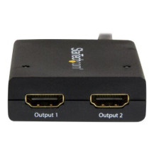 StarTech.com Sdoppiatore Splitter HDMI 4k 30hz 1x2 da 1 a 2 porte Alimentato con Adattatore o USB - HDMI - 2x HDMI - 3840 x 2160