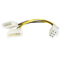 StarTech.com 12cm LP4 Molex verso cavo di alimentazione PCI Express a 6 pin - cavo di alimentazione da Molex / PCIe per schede v