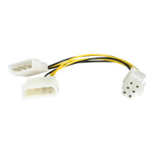StarTech.com 12cm LP4 Molex verso cavo di alimentazione PCI Express a 6 pin - cavo di alimentazione da Molex / PCIe per schede v