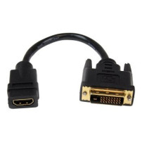 StarTech.com Adattatore cavo video HDMI a DVI-D da 20 cm - HDMI femmina a DVI maschio - 0,203 m - HDMI tipo A (Standard) - DVI-D