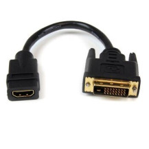 StarTech.com Adattatore cavo video HDMI a DVI-D da 20 cm - HDMI femmina a DVI maschio - 0,203 m - HDMI tipo A (Standard) - DVI-D