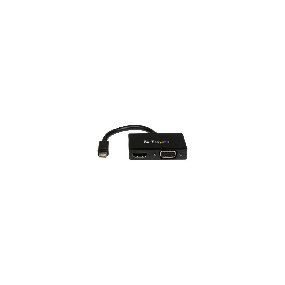 StarTech.com Adattatore Mini DisplayPort a HDMI e VGA - Convertitore audio/video da viaggio mDP 2 in 1 - 1920x1200 / 1080p - 0,1
