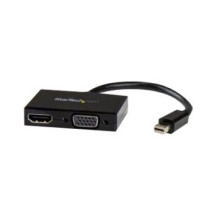 StarTech.com Adattatore Mini DisplayPort a HDMI e VGA - Convertitore audio/video da viaggio mDP 2 in 1 - 1920x1200 / 1080p - 0,1