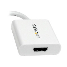 StarTech.com Convertitore adattatore video Mini DisplayPort a HDMI - Bianco - 0,12 m - Mini-DisplayPort - HDMI - Maschio - Femmi