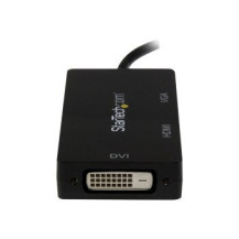 StarTech.com Adattatore Mini DisplayPort da viaggio VGA/DVI/HDMI - Convertitore mDP 3 in 1 - 0,15 m - Mini DisplayPort - DVI-D +