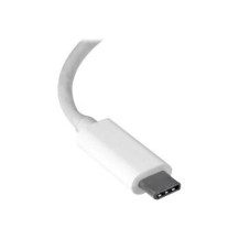 StarTech.com Adattatore di rete USB-C a RJ45 Gigabit Ethernet - USB 3.1 Gen 1 - (5 Gbps) - Bianco - Cablato - USB tipo-C - Ether