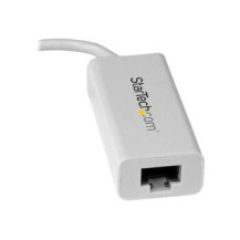 StarTech.com Adattatore di rete USB-C a RJ45 Gigabit Ethernet - USB 3.1 Gen 1 - (5 Gbps) - Bianco - Cablato - USB tipo-C - Ether