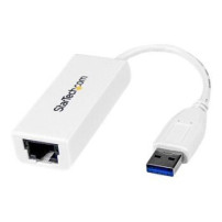 StarTech.com Adattatore di rete NIC USB 3.0 a Ethernet Gigabit - Bianco - Cablato - USB - Ethernet - 5000 Mbit/s - Bianco