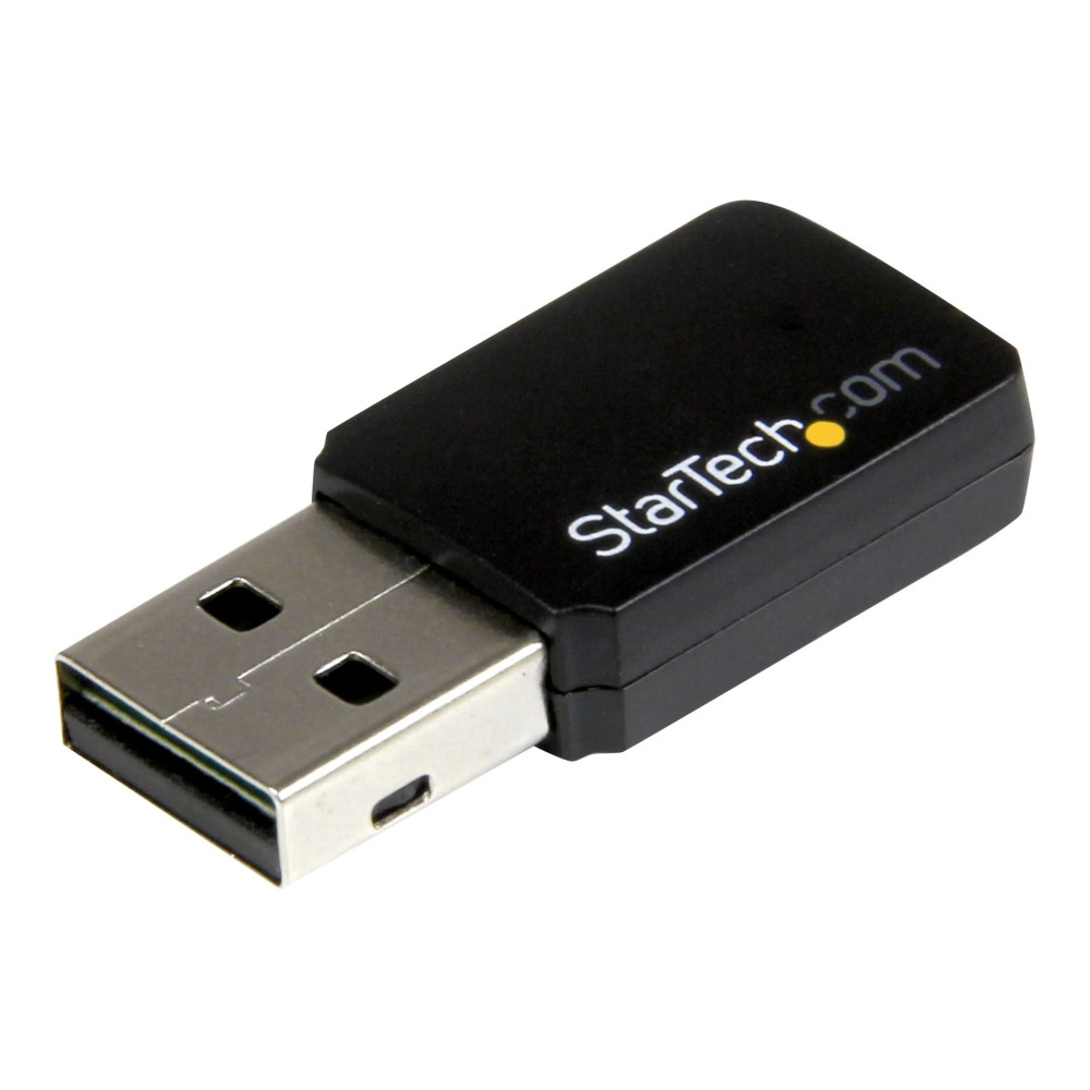 StarTech.com USB 2.0 AC600 Mini Dual Band Wireless-AC Network Adapter - Adattatore WiFi 802.11ac 1T1R - 2,4 GHz / 5 GHz USB Wire