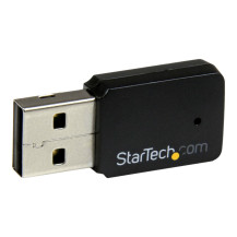 StarTech.com USB 2.0 AC600 Mini Dual Band Wireless-AC Network Adapter - Adattatore WiFi 802.11ac 1T1R - 2,4 GHz / 5 GHz USB Wire