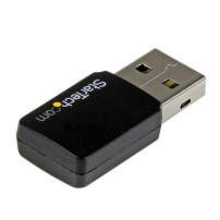 StarTech.com USB 2.0 AC600 Mini Dual Band Wireless-AC Network Adapter - Adattatore WiFi 802.11ac 1T1R - 2,4 GHz / 5 GHz USB Wire
