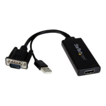 StarTech.com Adattatore Convertitore VGA a HDMI con Audio via USB - Cavo Convertitore Portatile VGA a HDMI - 1080p - 1920 x 1080