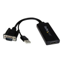 StarTech.com Adattatore Convertitore VGA a HDMI con Audio via USB - Cavo Convertitore Portatile VGA a HDMI - 1080p - 1920 x 1080