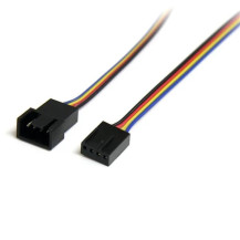 StarTech.com Cavo di prolungamento da 30 cm a 4 pin Molex per ventilatore - St/Bu - Cavo di prolungamento PWM a 4 pin per ventil