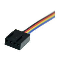 StarTech.com Cavo di prolungamento da 30 cm a 4 pin Molex per ventilatore - St/Bu - Cavo di prolungamento PWM a 4 pin per ventil