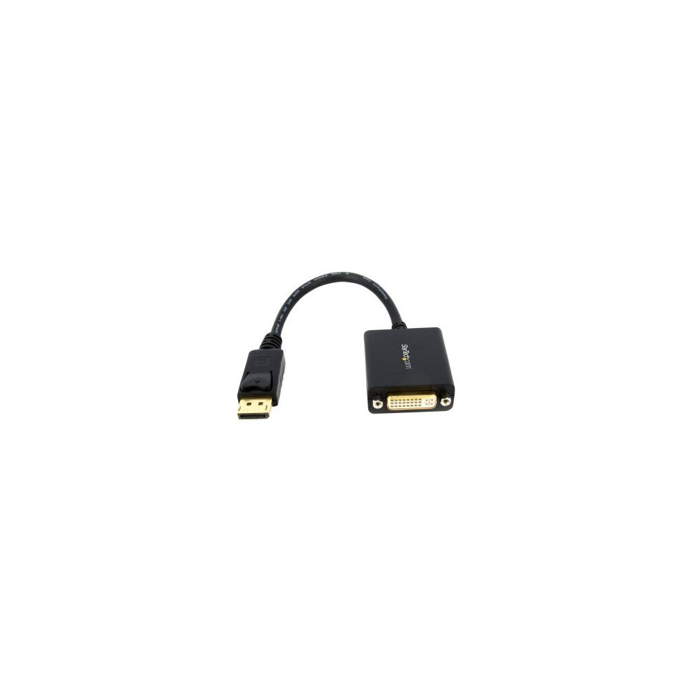 StarTech.com Adattatore DisplayPort DVI - Convertitore video da DisplayPort a DVI-D 1080p - Cavo adattatore da DP 1.2 a DVI Moni