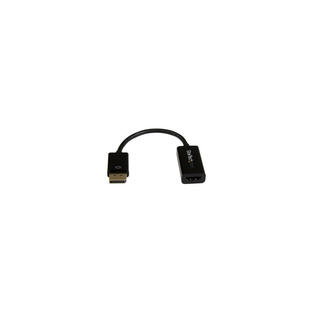 StarTech.com Adattatore DisplayPort a HDMI 4k a 30Hz - Convertitore audio / video attivo DP 1.2 a HDMI 1080p - 0,15 m - DisplayP