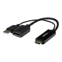 StarTech.com Adattatore / Convertitore HDMI a DP alimentato via USB - Ultra HD 4K - 3840 x 2160 Pixel - 1080p,720p - 120 Hz - Ne