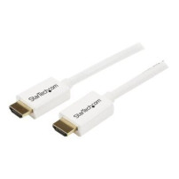 StarTech.com Cavo HDMI ad alta velocità da 3 m - Cavo Ultra HD 4k x 2k a parete CL3 bianco - HDMI a HDMI - M/M - 3 m - HDMI tipo