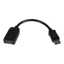 StarTech.com Adattatore convertitore video DisplayPort a HDMI - 0,24 m - HDMI tipo A (Standard) - DisplayPort - Femmina - Maschi