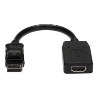 StarTech.com Adattatore convertitore video DisplayPort a HDMI - 0,24 m - HDMI tipo A (Standard) - DisplayPort - Femmina - Maschi