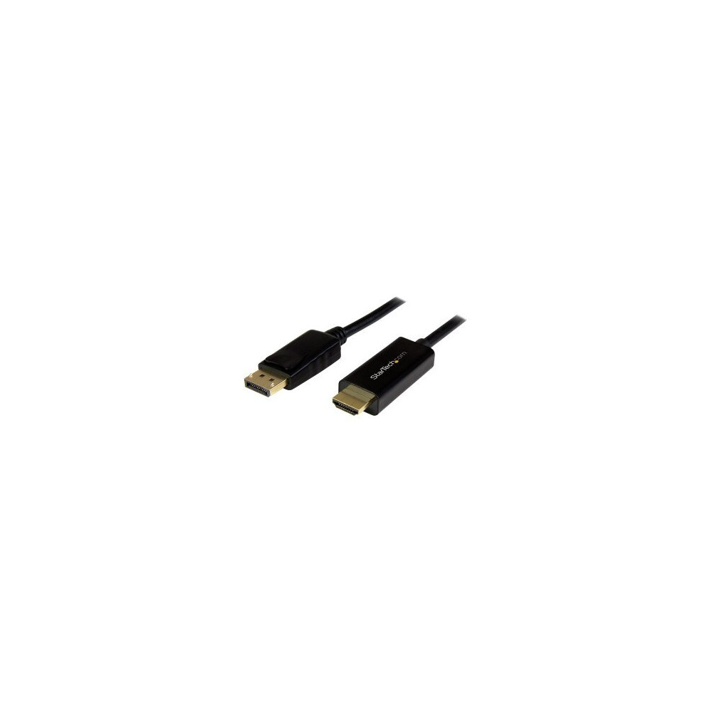StarTech.com Cavo convertitore adattatore DisplayPort a HDMI - DP a HDMI da 1m - 4K - 1 m - 3840 x 2160 Pixel - 1080p,720p - Ner