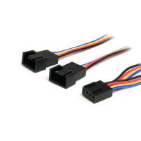 StarTech.com Y-Cavo per Ventilatore 30cm - 4 Pin PWM Splitter Cavo - Cavo Distributore di Corrente - 1 x Ventilatore Molex (pres